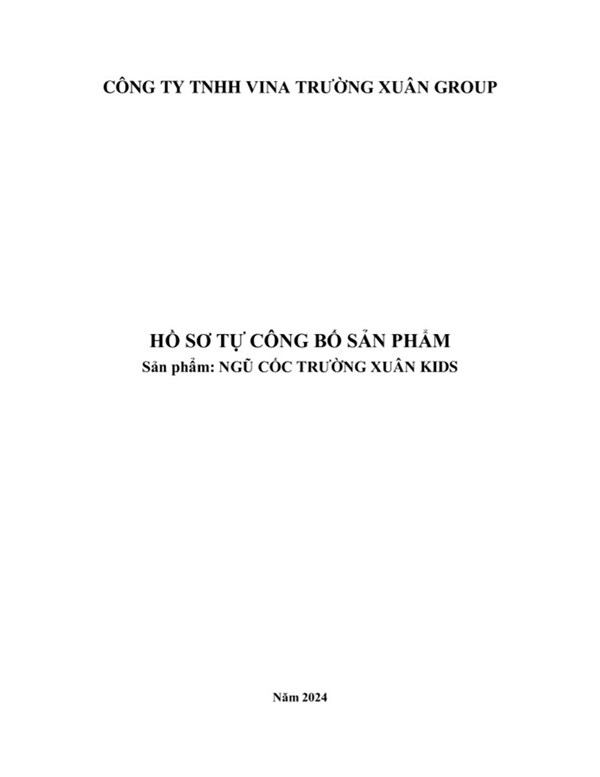 Ngũ cốc Trường Xuân Kids