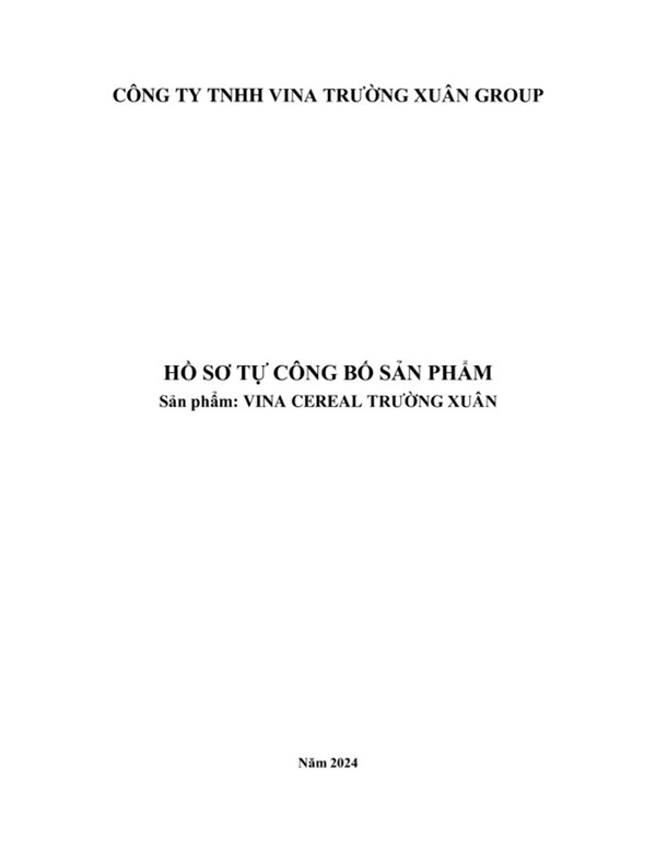 Ngũ cốc Vina Cereal Trường Xuân
